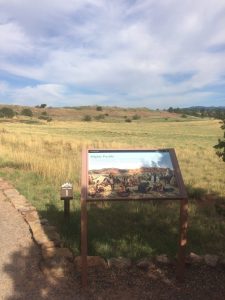 Pecos mission trail marker 1 - City sightly and strong