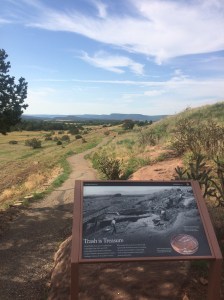 Pecos National Historical Park - Mission Trail - The Trash Mount