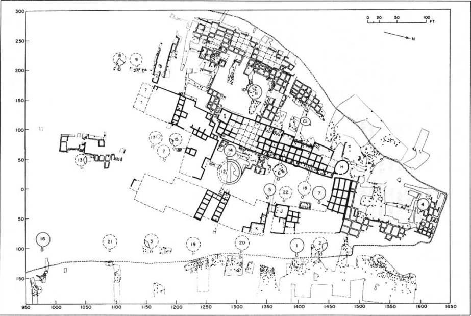 AV Kidder Pueblo map