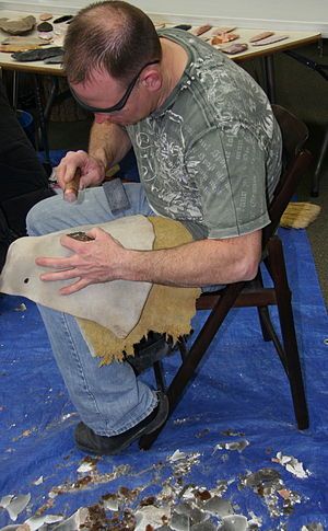 Flint knapping