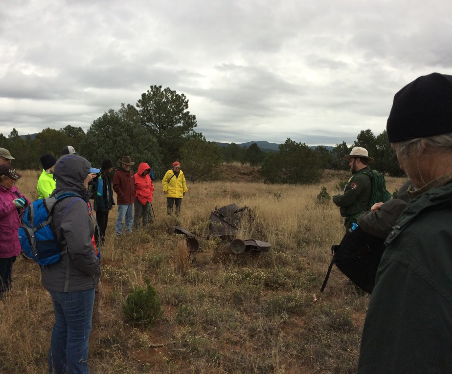 Forked Lightning Pueblo hike - Old Blue stop