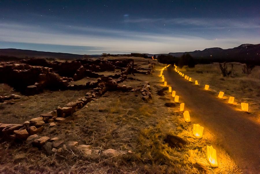 Farolito Walk - Pecos National Historical Park