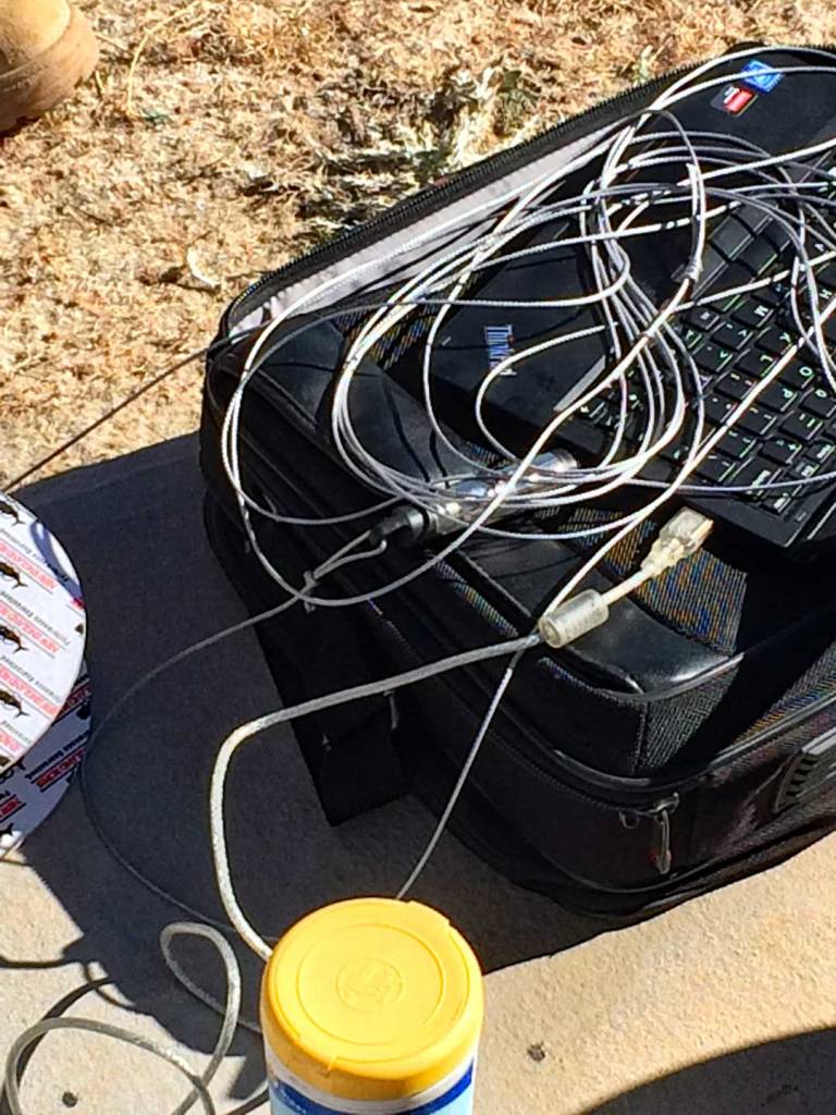 Pecos National Historical Park Trading post well logger installation